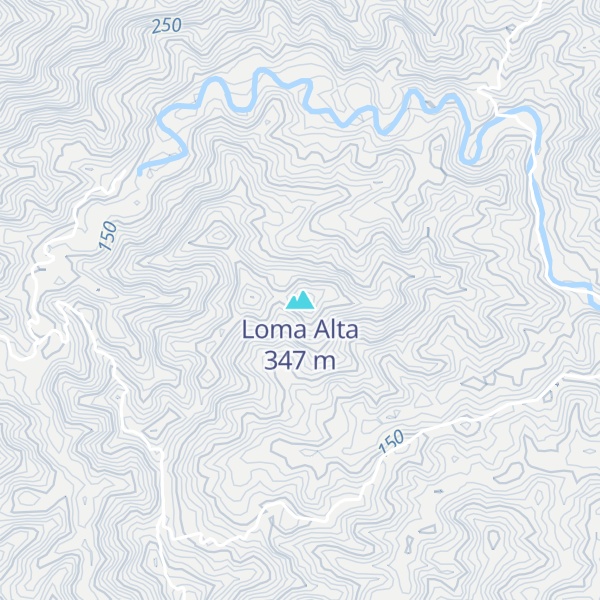 Map of Loma Alta