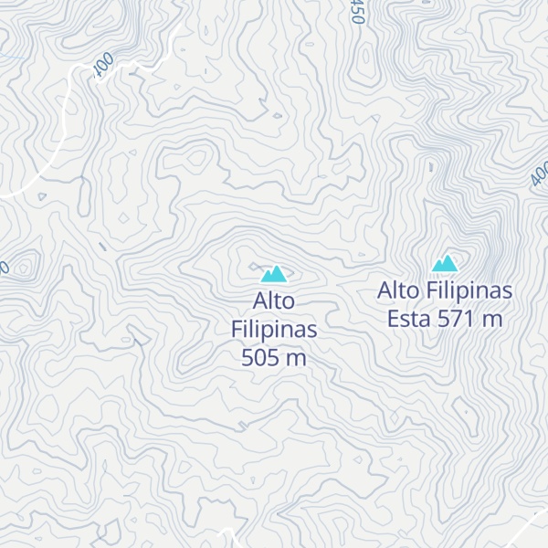 Map of Alto Filipinas