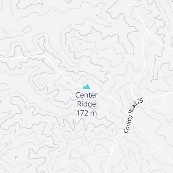 Map of Center Ridge