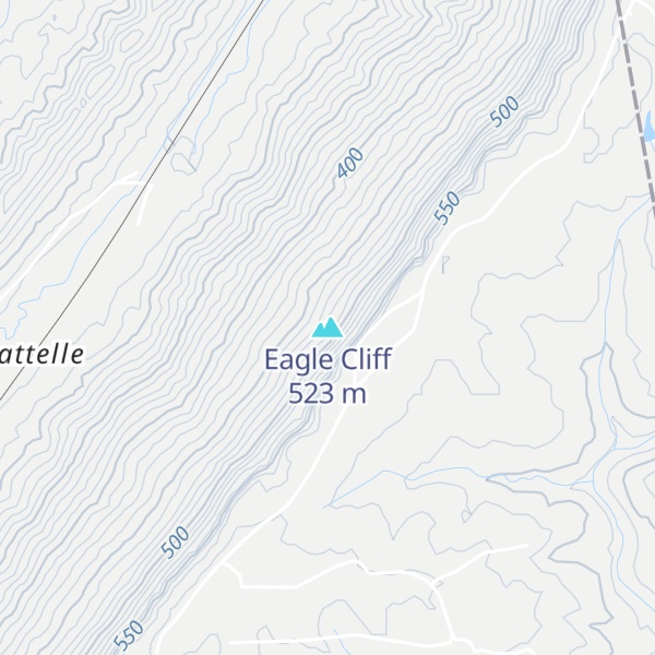 Map of Eagle Cliff
