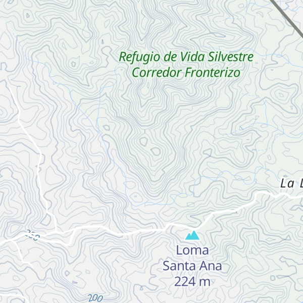 Map of Cerro Copernón