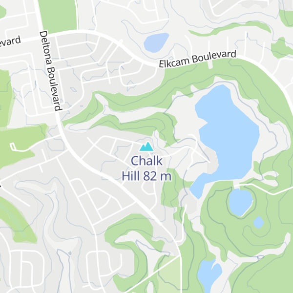Map of Chalk Hill