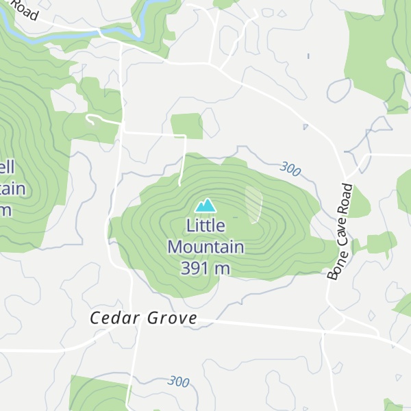 Map of Little Mountain
