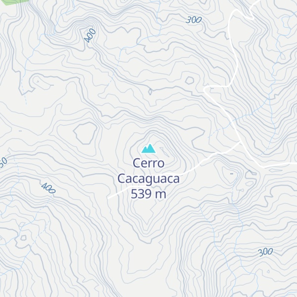 Map of Cerro Cacaguaca