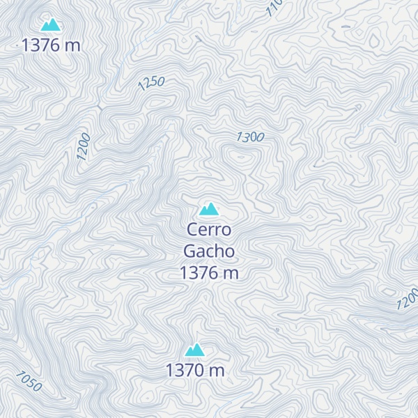 Map of Cerro Gacho