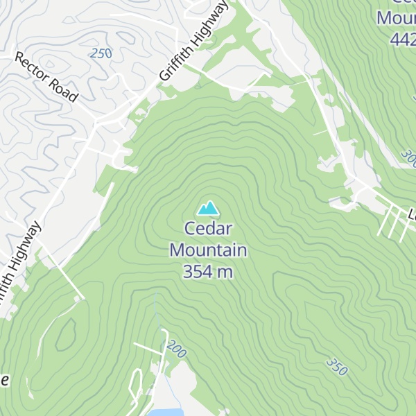Map of Cedar Mountain