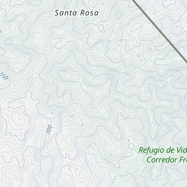 Map of Peña Bruja Sur Este