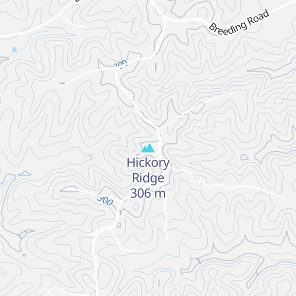 Map of Hickory Ridge