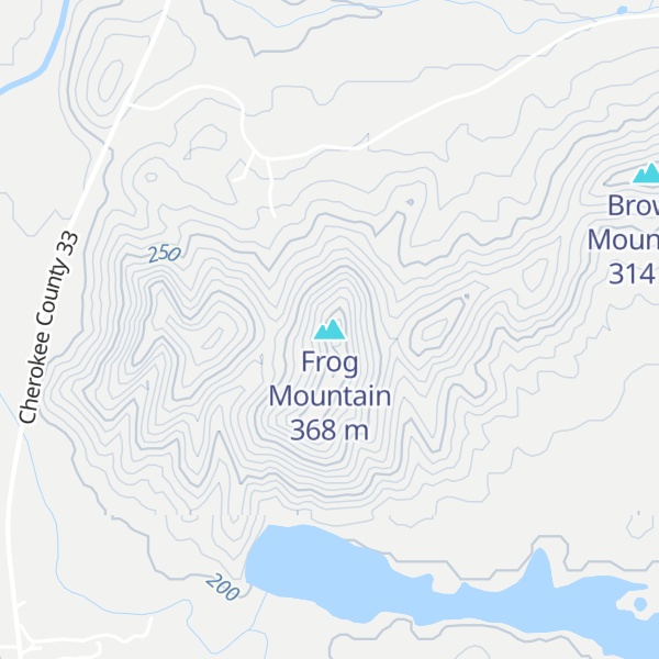 Map of Frog Mountain