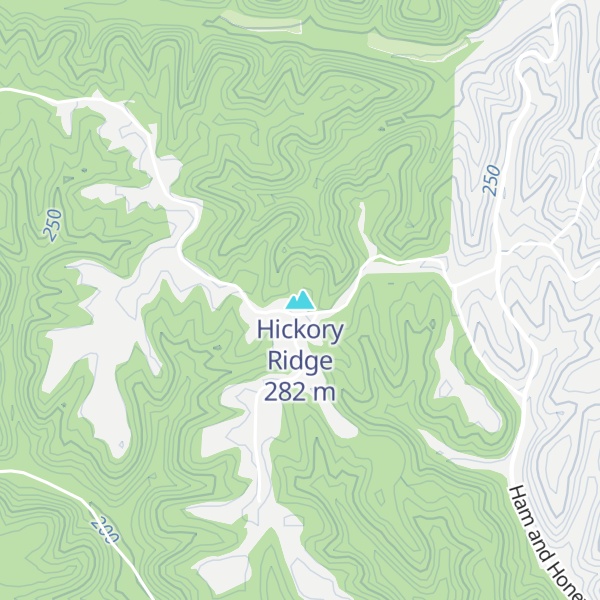 Map of Hickory Ridge