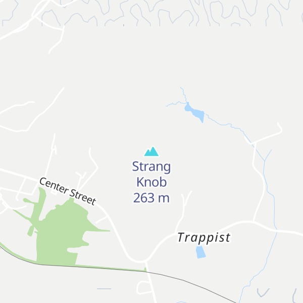 Map of Strang Knob