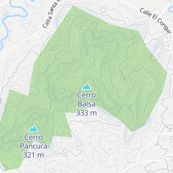 Map of Cerro Balsa