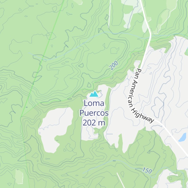 Map of Loma Puercos