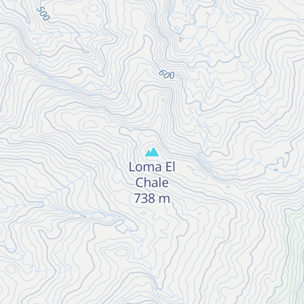 Map of Loma El Chale
