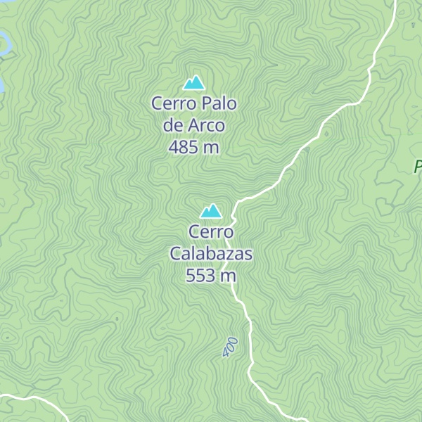 Map of Cerro Calabazas