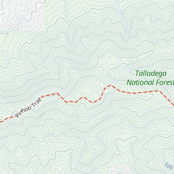 Map of Dugger Mountain