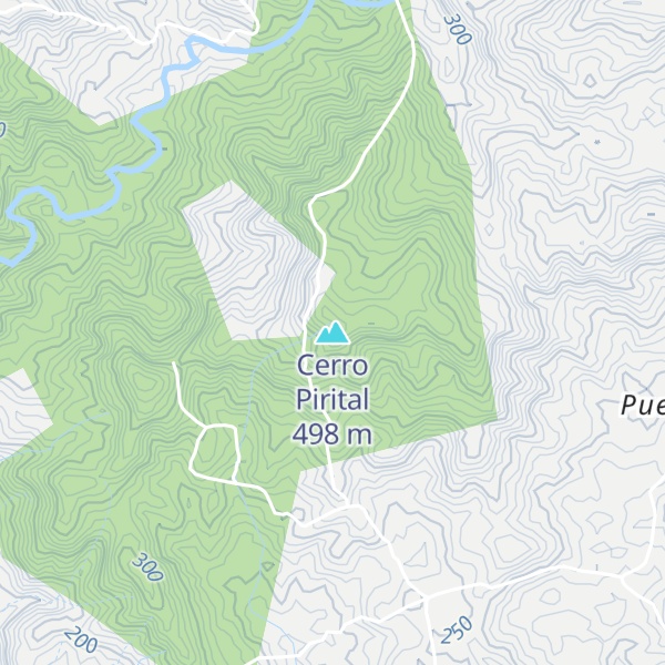Map of Cerro Pirital