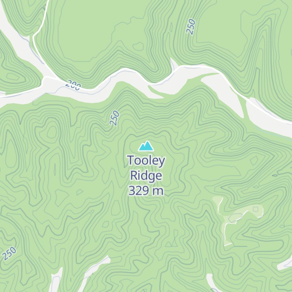 Map of Tooley Ridge