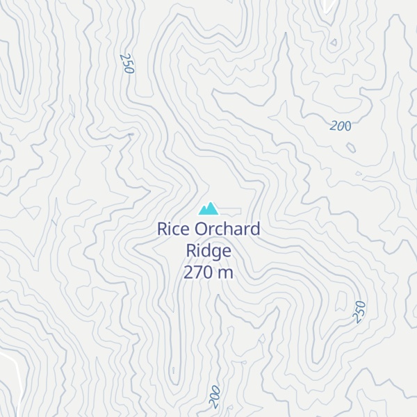 Map of Rice Orchard Ridge