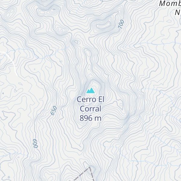 Map of Cerro El Corral