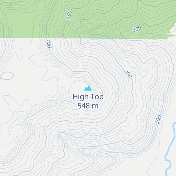 Map of High Top