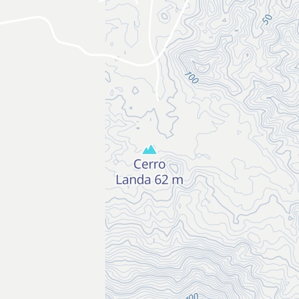 Map of Cerro Landa