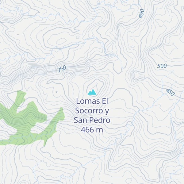 Map of Lomas El Socorro y San Pedro