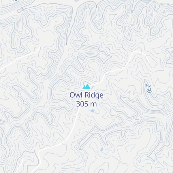 Map of Owl Ridge