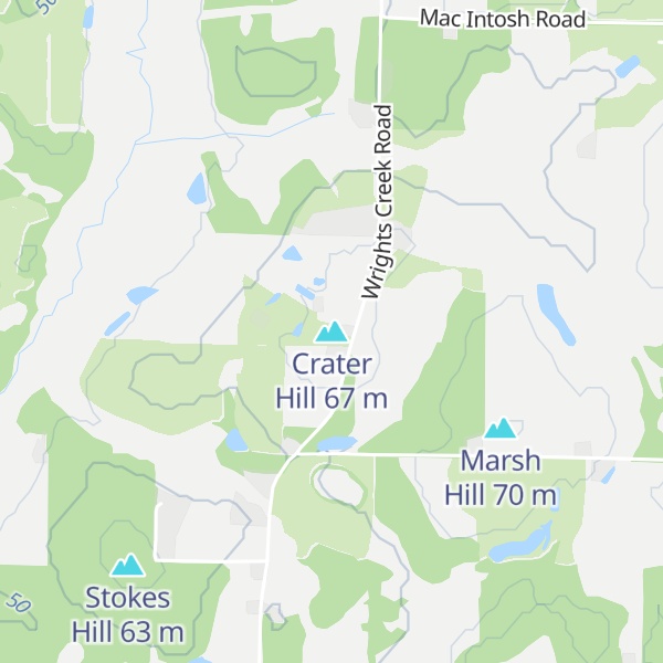Map of Crater Hill