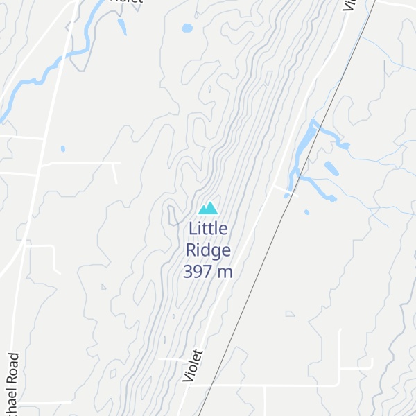 Map of Little Ridge