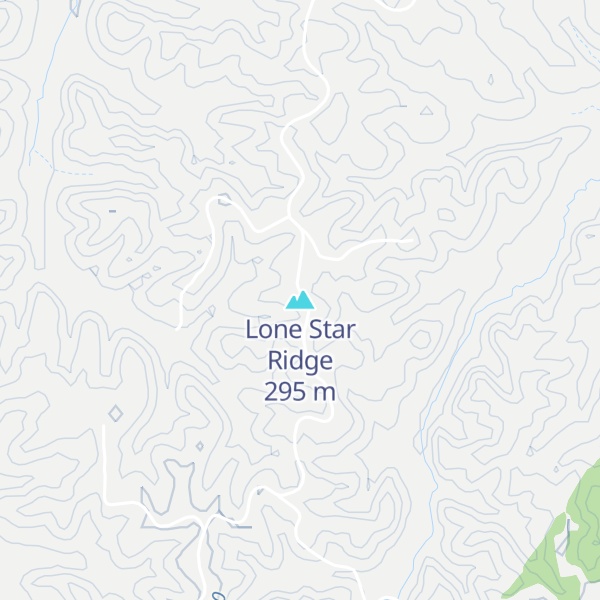 Map of Lone Star Ridge
