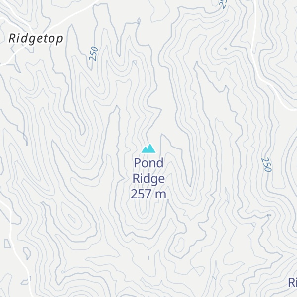 Map of Pond Ridge