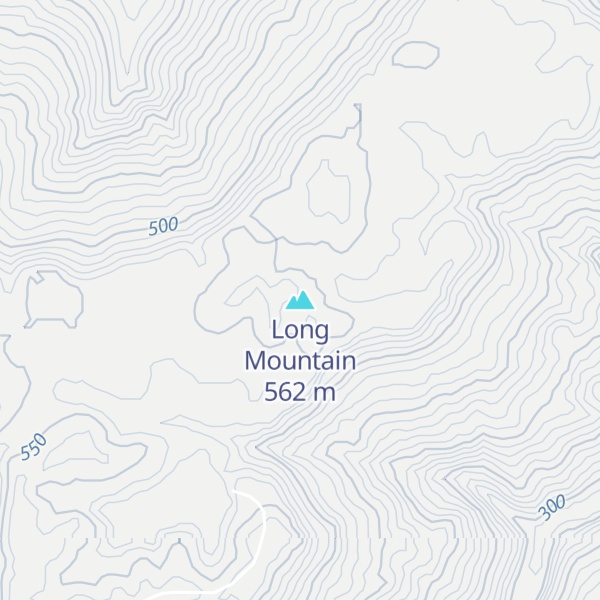 Map of Long Mountain