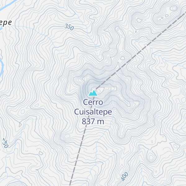 Map of Cerro Cuisaltepe