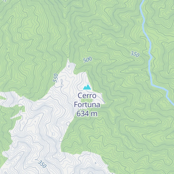 Map of Cerro Fortuna