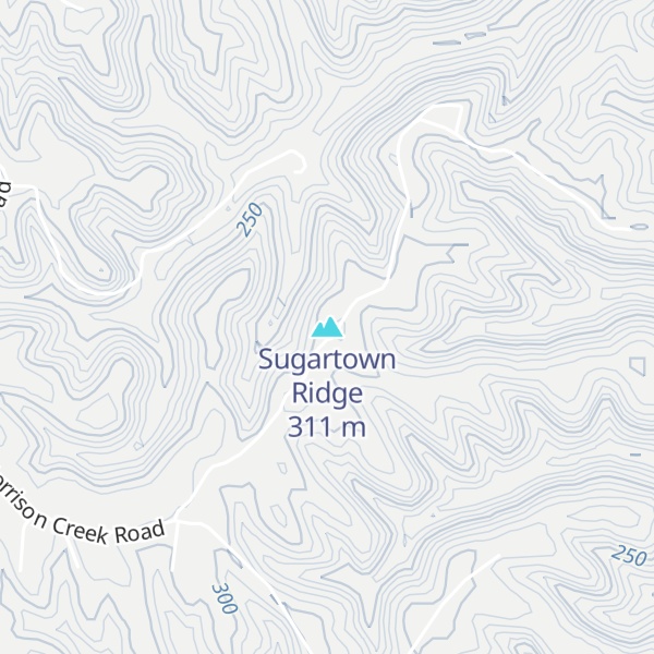 Map of Sugartown Ridge