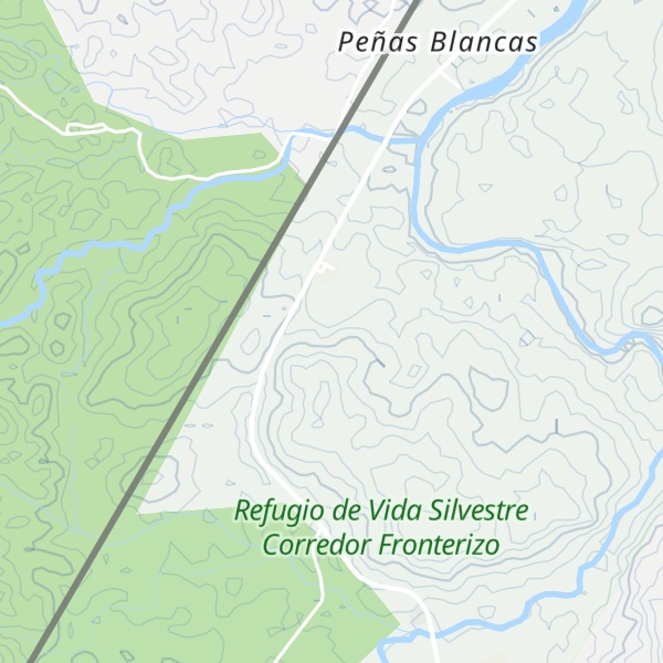 Map of Cabanas Canas Castilla