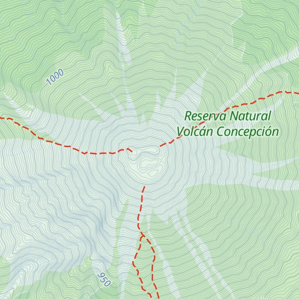 Map of Volcán Concepción
