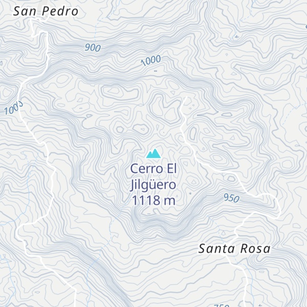 Map of Cerro El Jilgüero