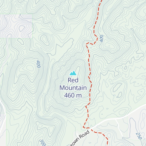 Map of Red Mountain