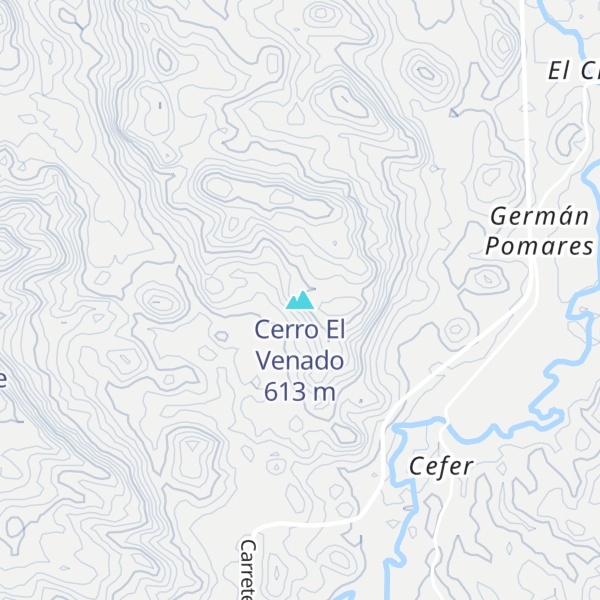 Map of Cerro El Venado