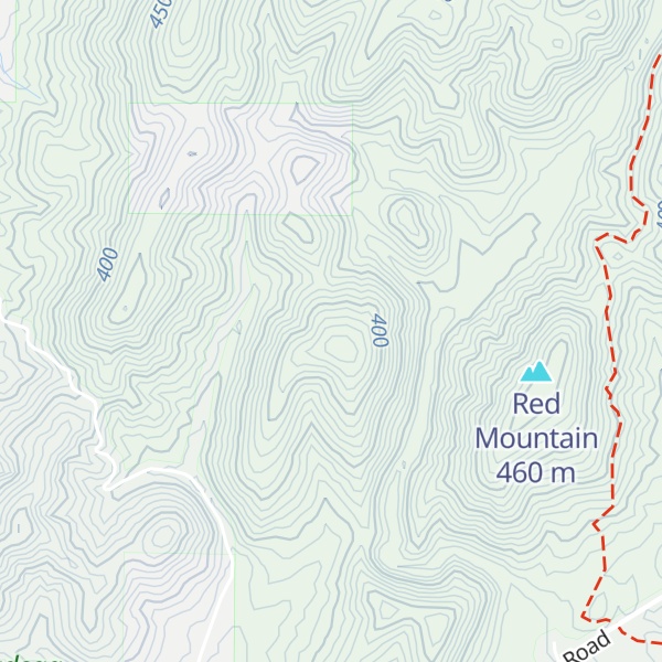 Map of Berry Mountain
