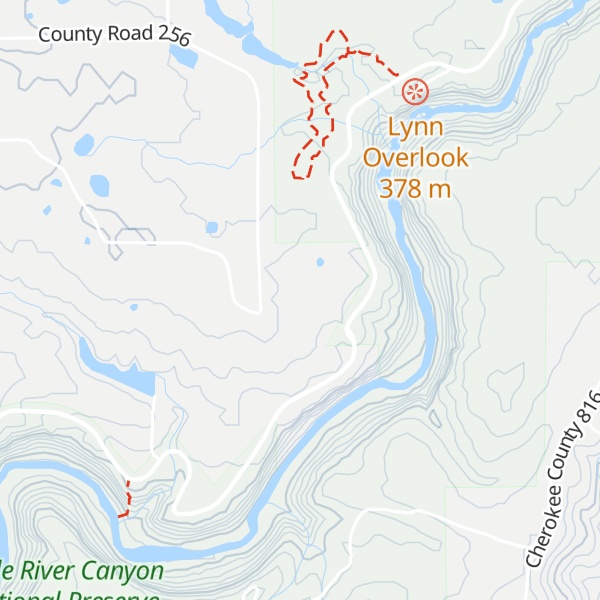 Map of Needle Rock