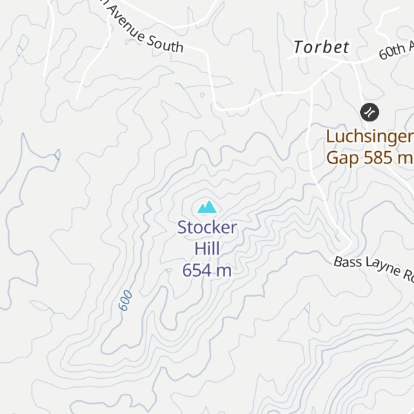 Map of Stocker Hill