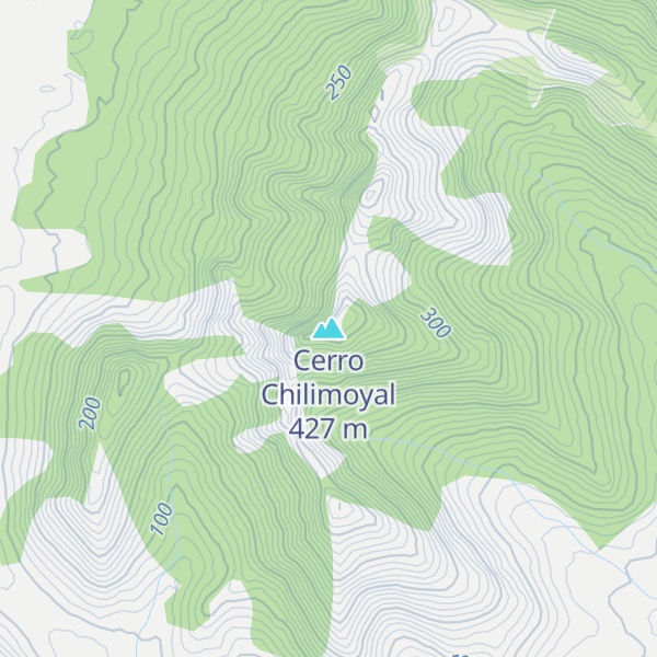 Map of Cerro Chilimoyal