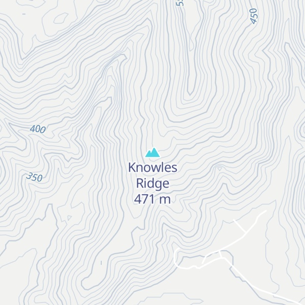 Map of Knowles Ridge