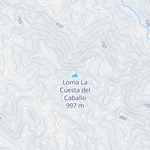 Map of Loma La Cuesta del Caballo