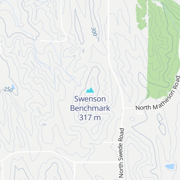 Map of Swenson Benchmark
