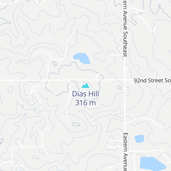 Map of Dias Hill