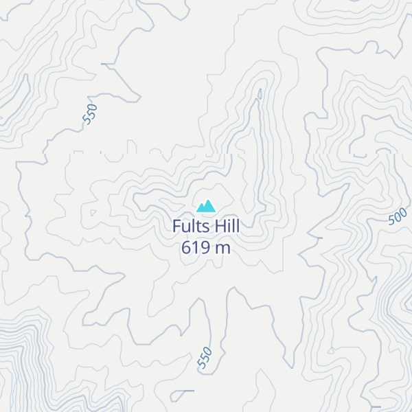 Map of Fults Hill